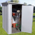 Store All Pent Metal Shed with Floor Support Kit 5 x 4