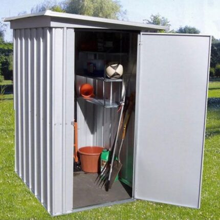 Store All Pent Metal Shed with Floor Support Kit 5 x 4