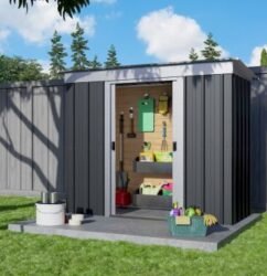 Yardmaster Emerald Deluxe 66GEYZ Metal Shed 1.86 x 1.86m