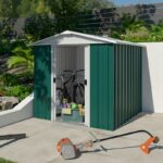Yardmaster Emerald Deluxe 66GEYZ Metal Shed 1.86 x 1.86m